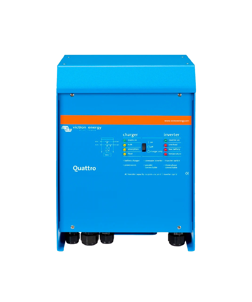 Inversor Cargador Aislado Monofásico 10kVA 48V Victron Quattro 48-10000-140-100-100 - Imagen 1