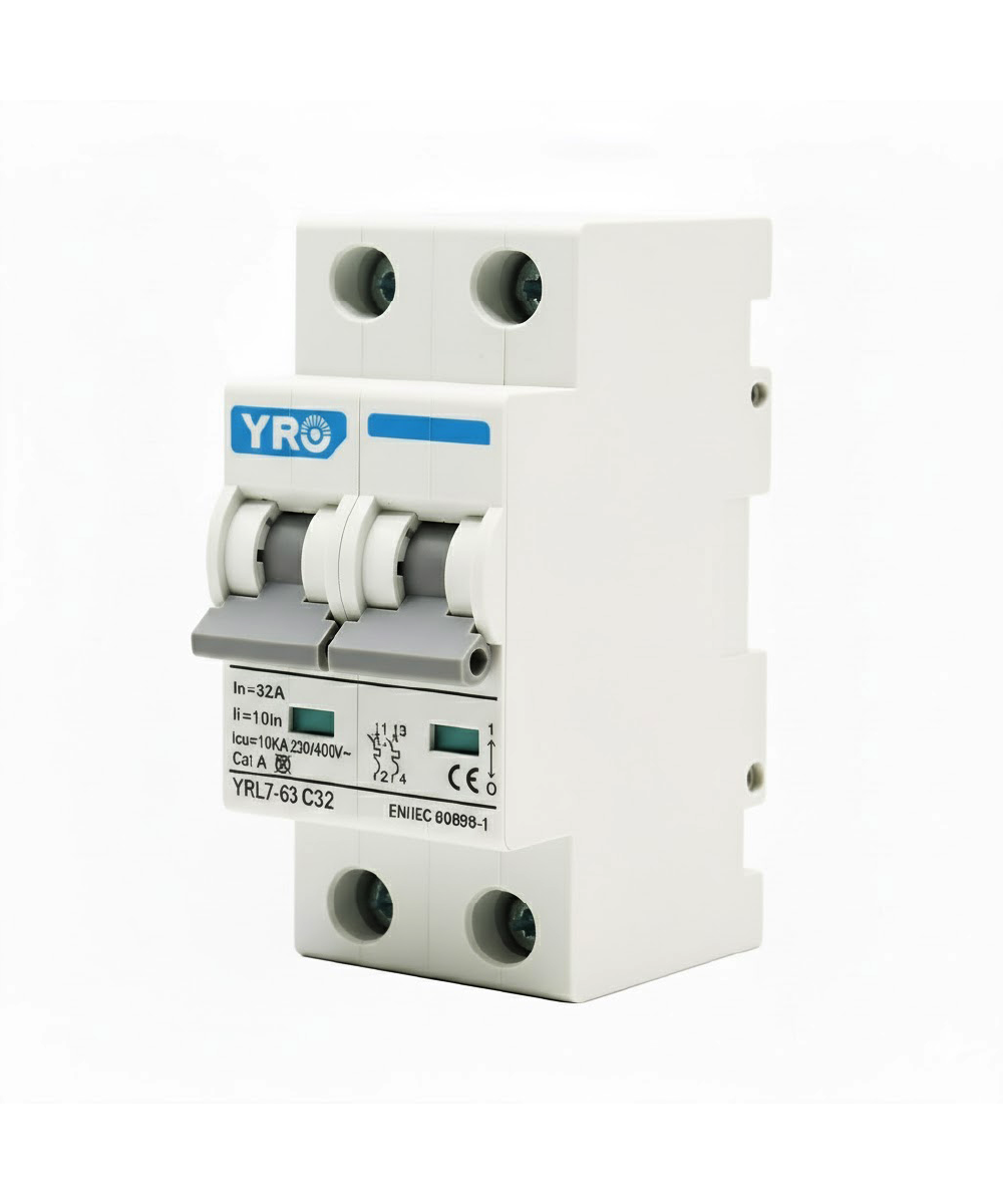 Interruptor Automático YRO YRL7-63 6kA 2P 25A 6kA 230/400V AC - Imagen 2