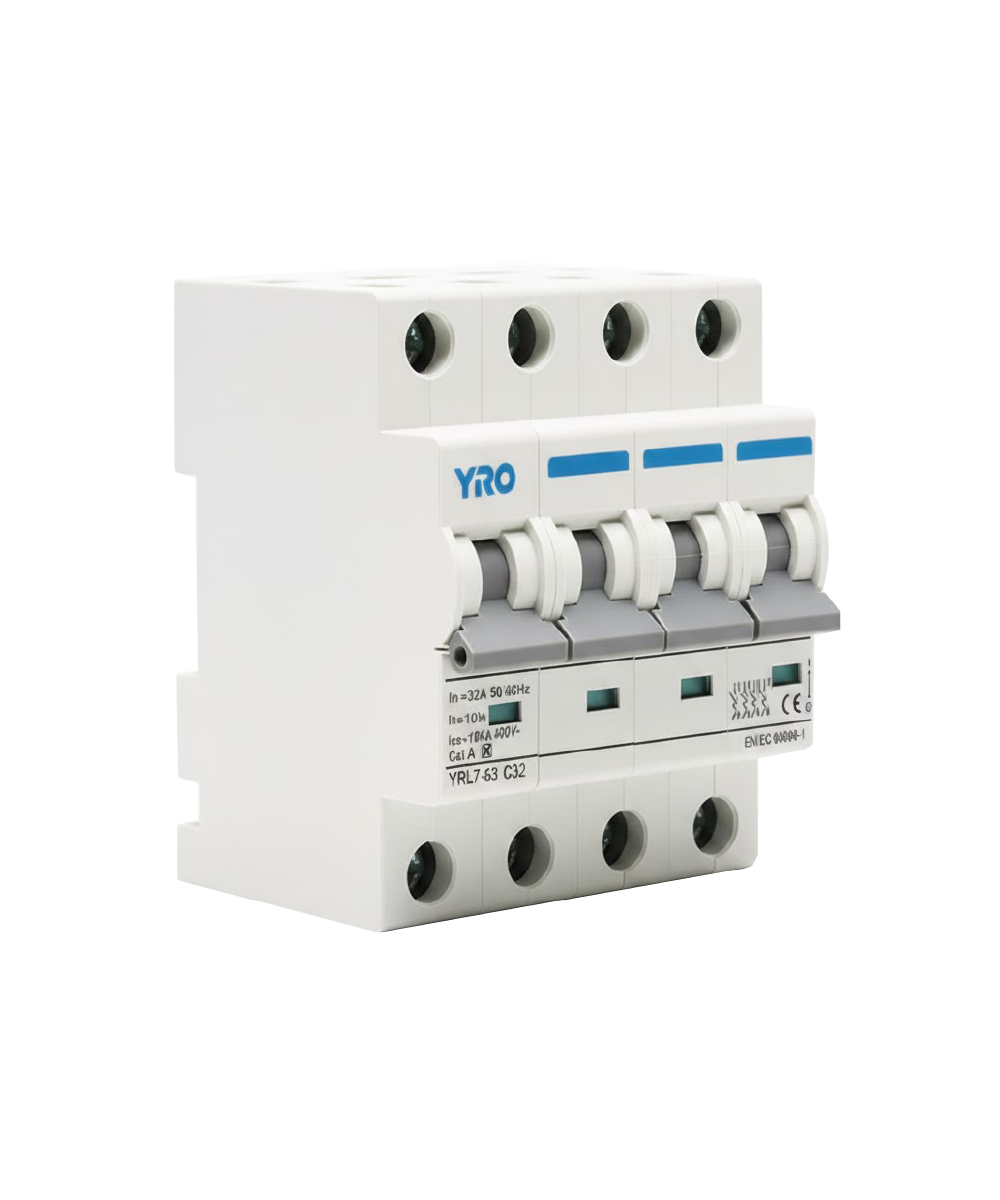 Interruptor Automático YRO YRL7-63 6kA 4P 50A 6kA 230/400V AC - Imagen 2