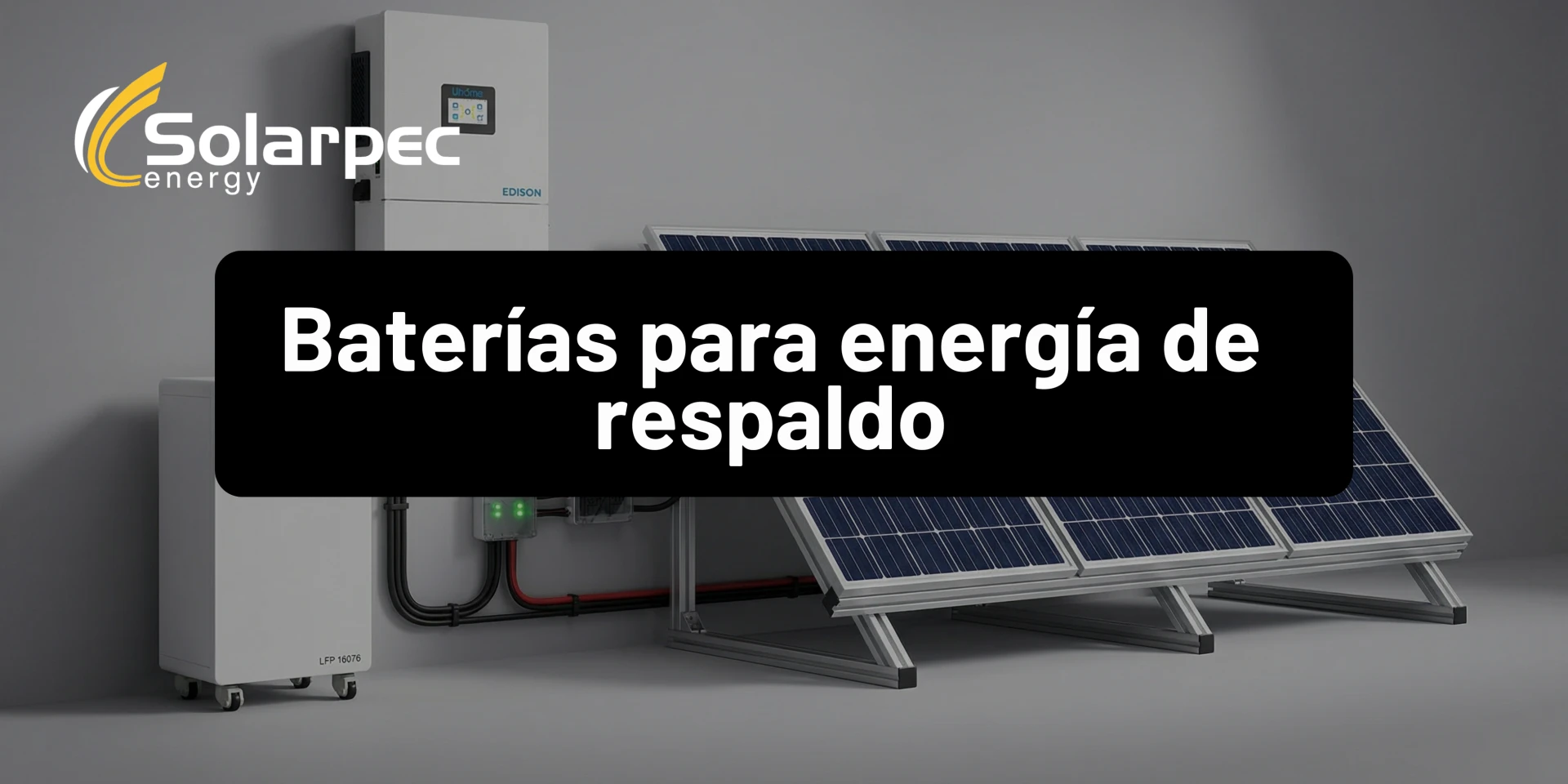 Baterías para energía de respaldo