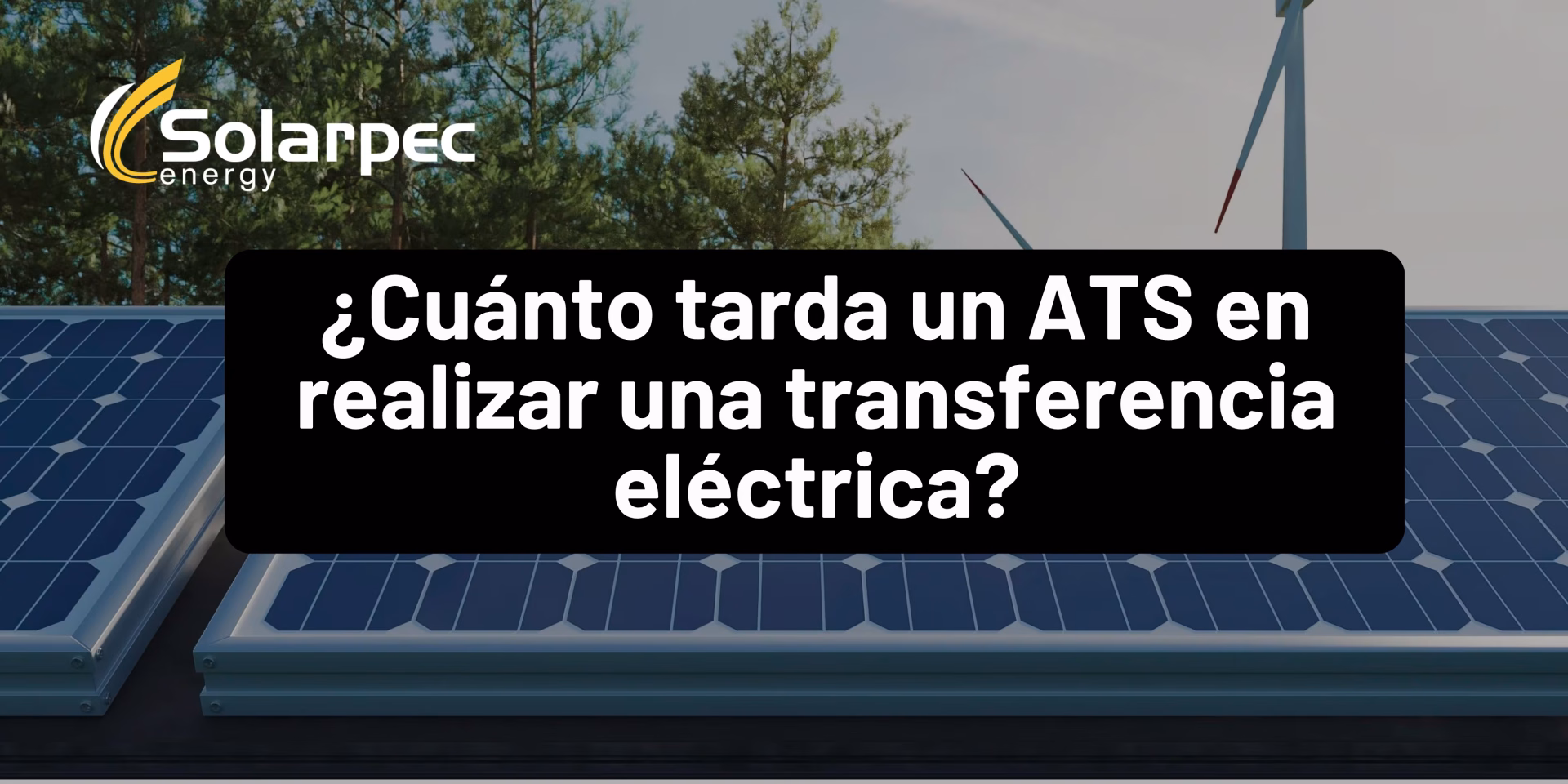 ¿Cuánto tarda un ATS en realizar una transferencia eléctrica?
