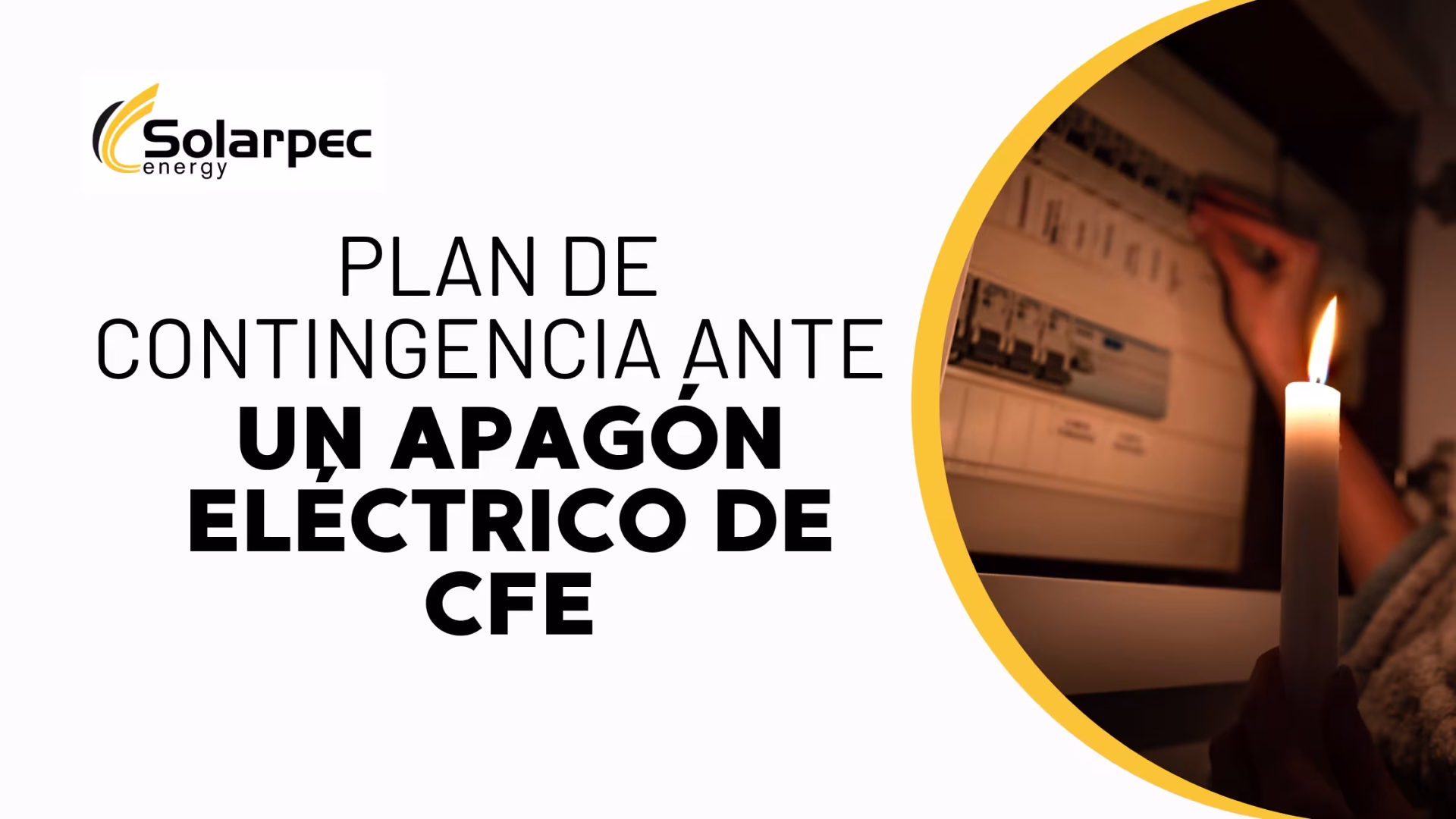 Plan de Contingencia ante un Apagón Eléctrico de CFE