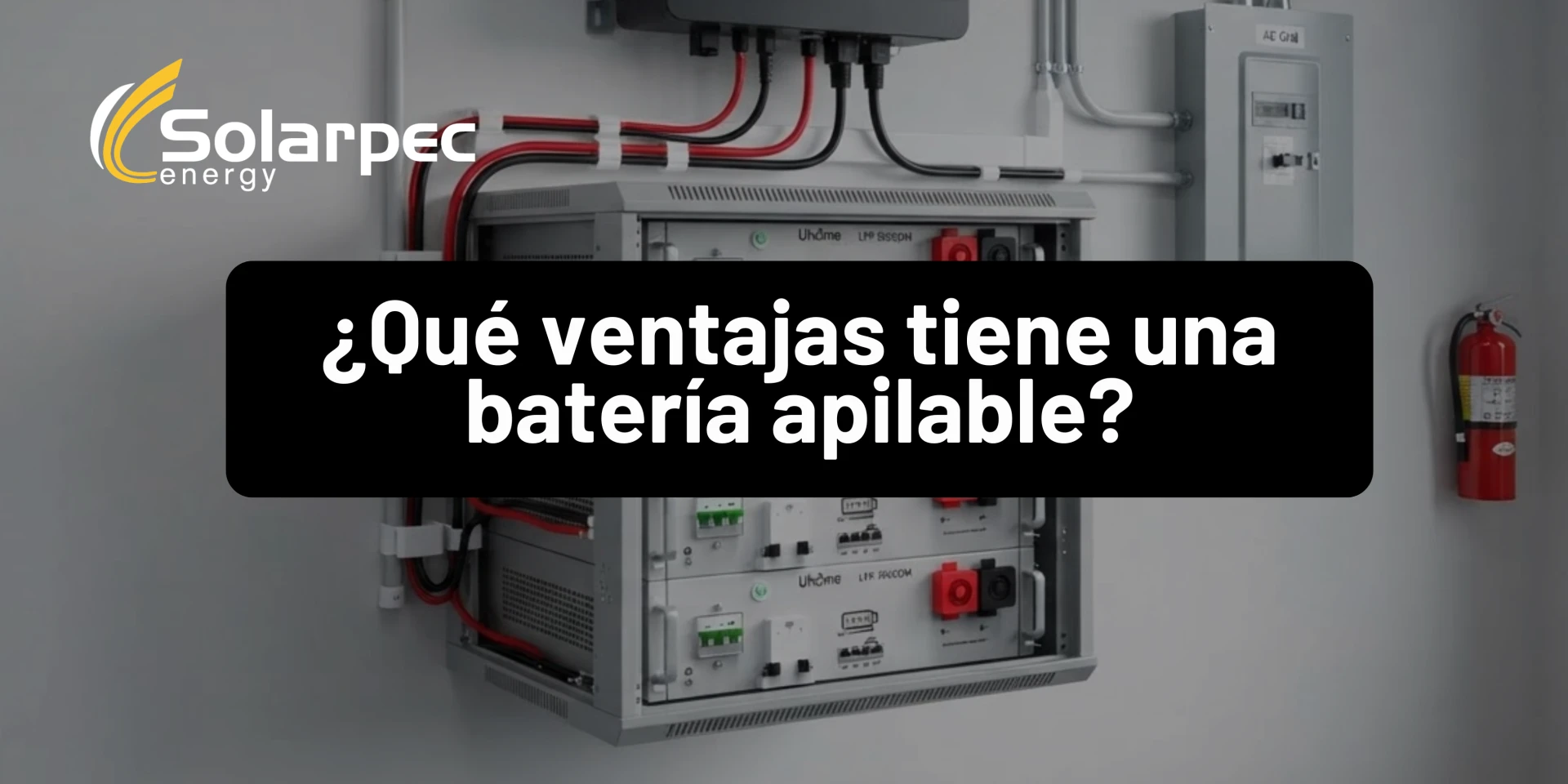 ¿Qué ventajas tiene una batería apilable?
