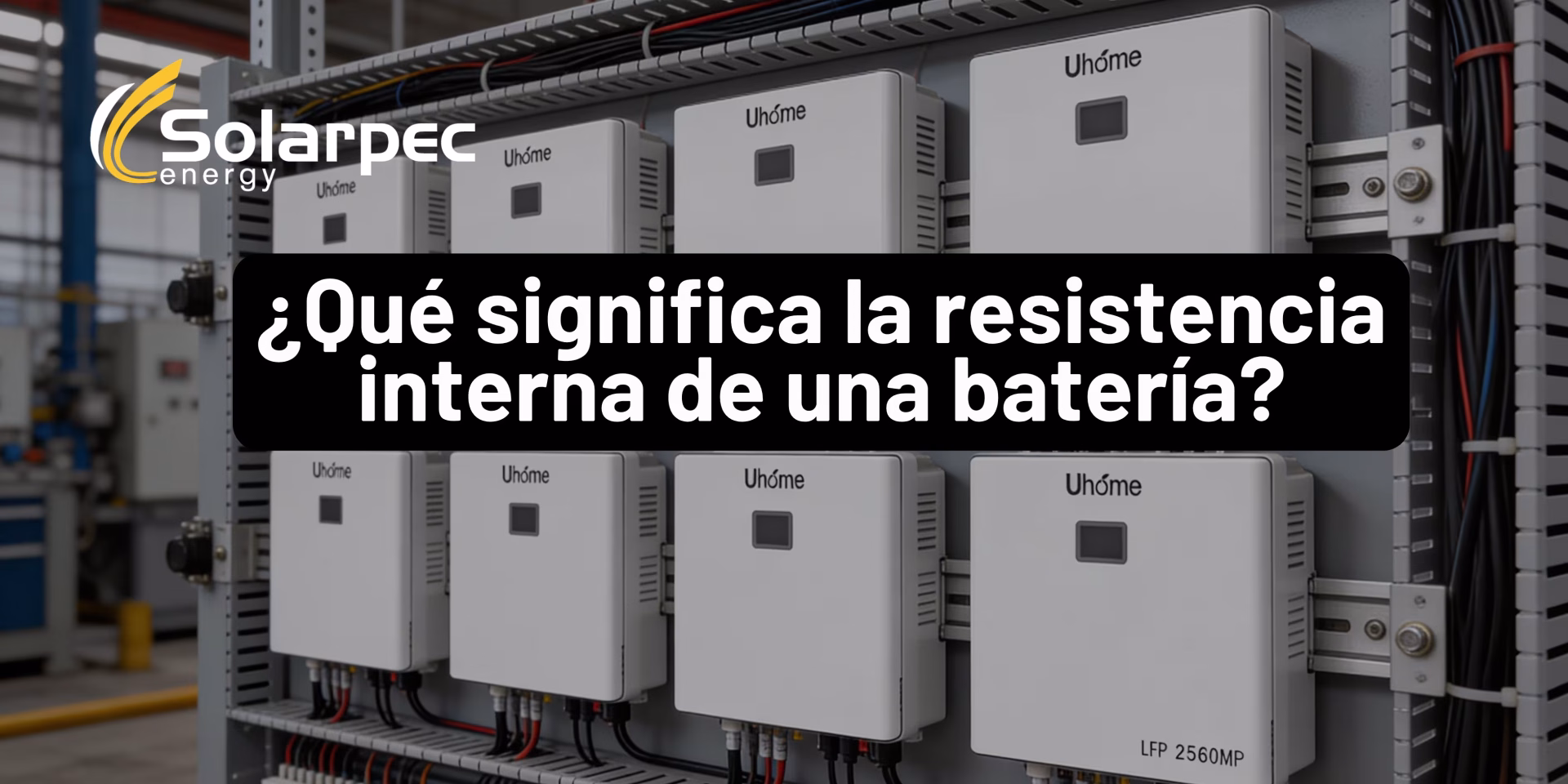 ¿Qué significa la resistencia interna de una batería?