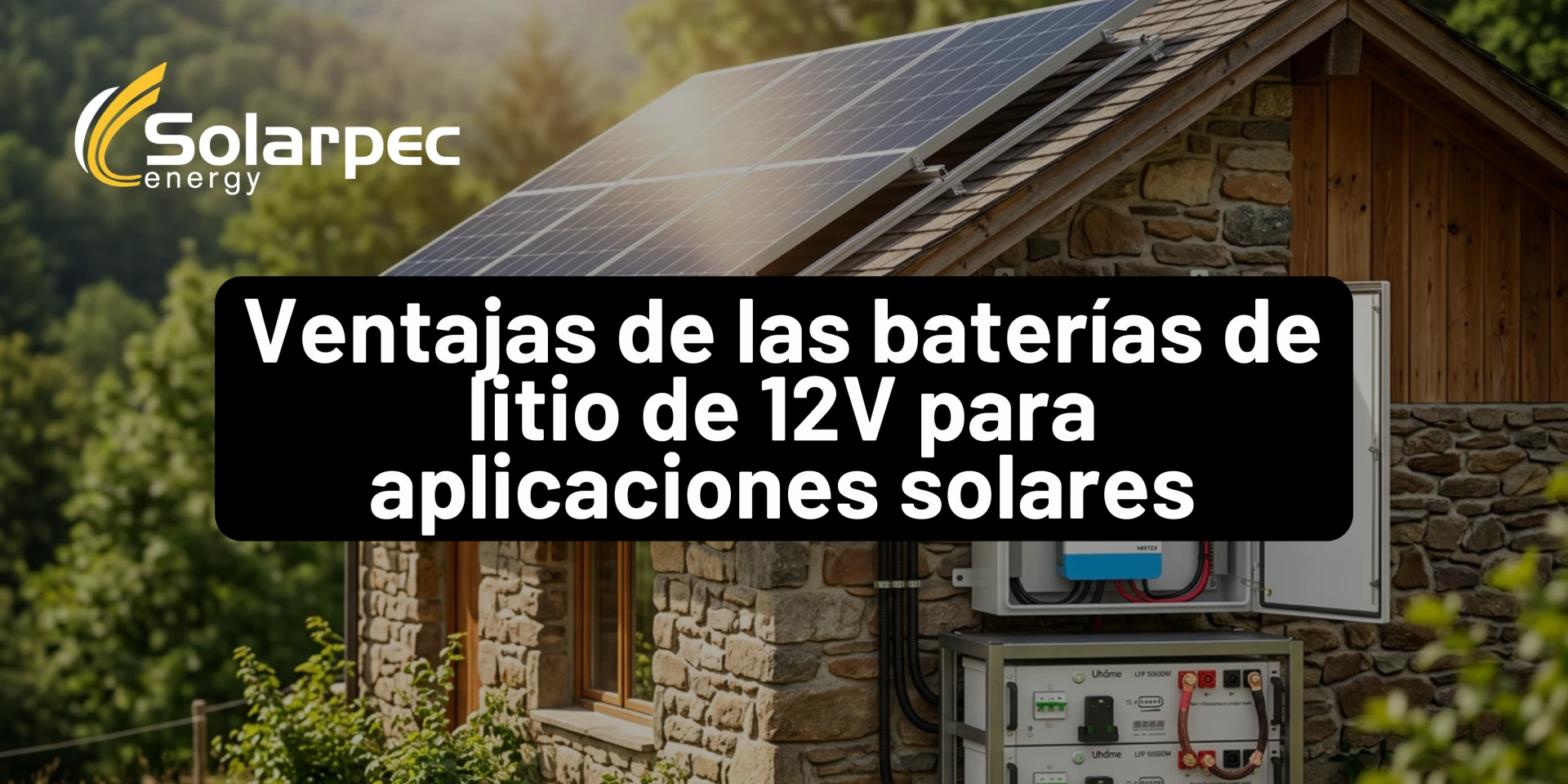 Ventajas de las baterías de litio de 12V para aplicaciones solares