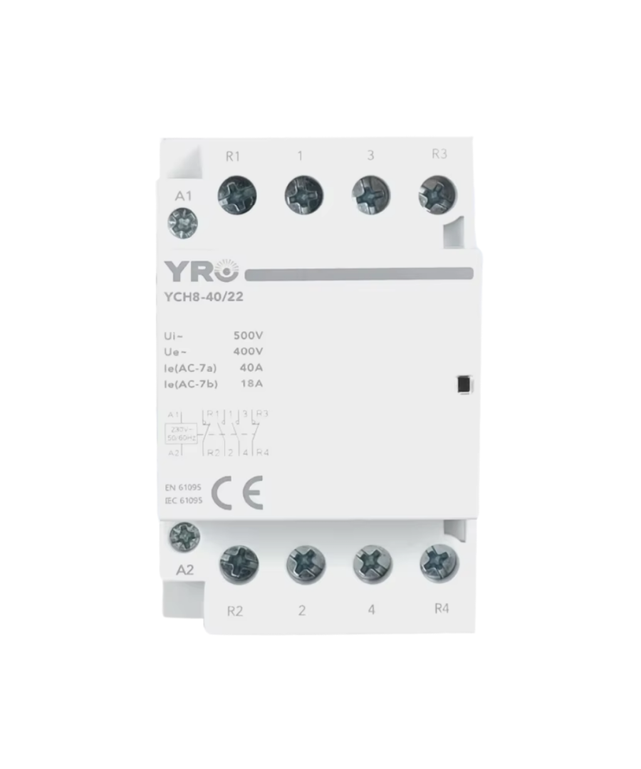 Contactor YRO YCH8 4P 63A 2NO+2NC 230V