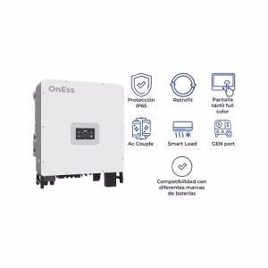 Inversor Híbrido Trifásico 30kW  Alto Voltaje OnEss Power OEH-30K-TH US - Imagen 4