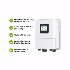 Inversor Híbrido Monofásico 3kW 48V Uhome Power  Smart Lite UHP-3K-D1-US - Imagen 5