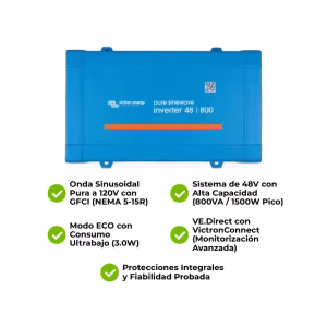 Inversor Victron Phoenix 48-800V 120V VE.Direct NEMA 5-15R - Imagen 5