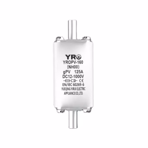 Fusible de Bateria YROPV-NH00-160 125A 1000V DC - Imagen 1